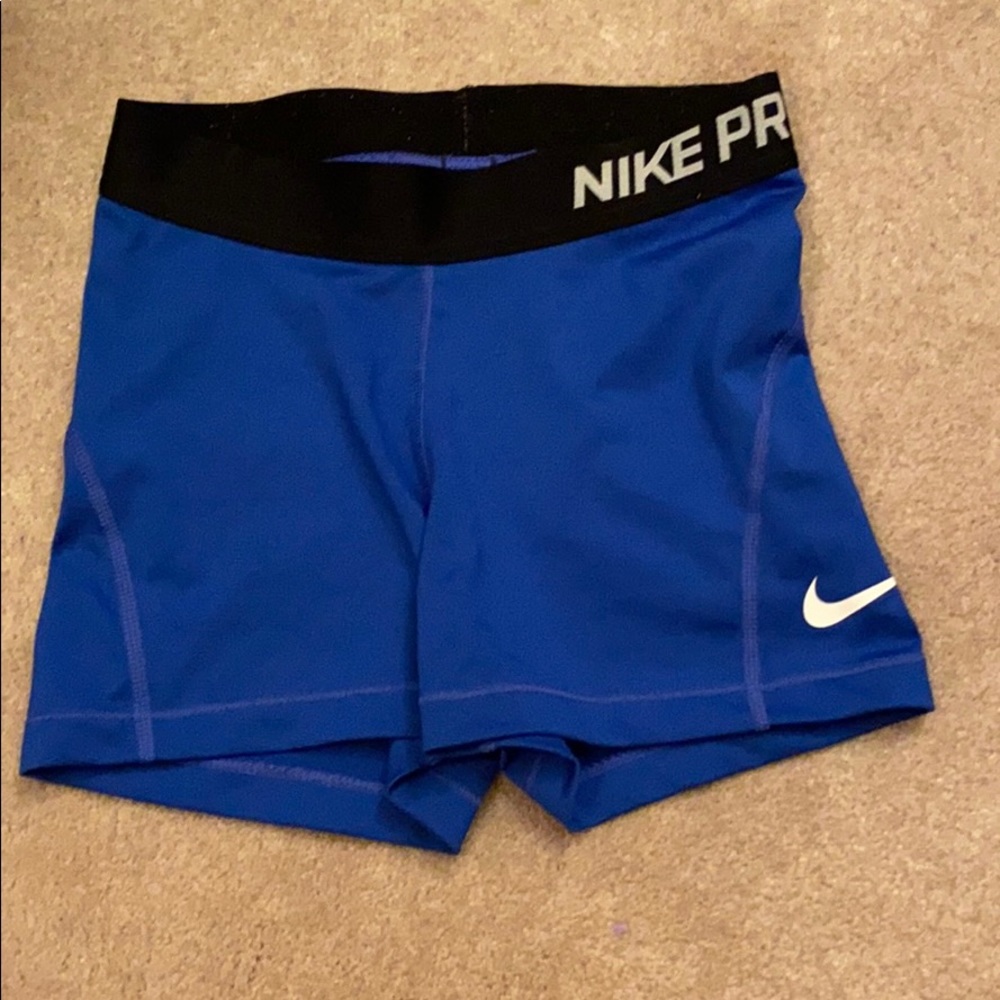 Women's royal blue x-small Nike pros